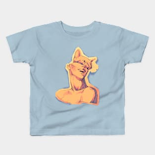 kitty girl (by Alexey Kotolevskiy) Kids T-Shirt